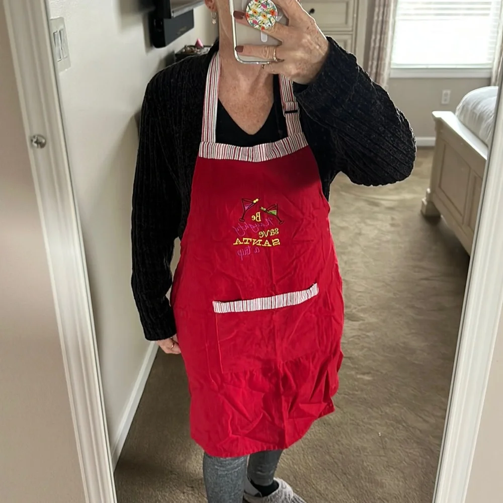 Christmas apron - Be Naughty!!
